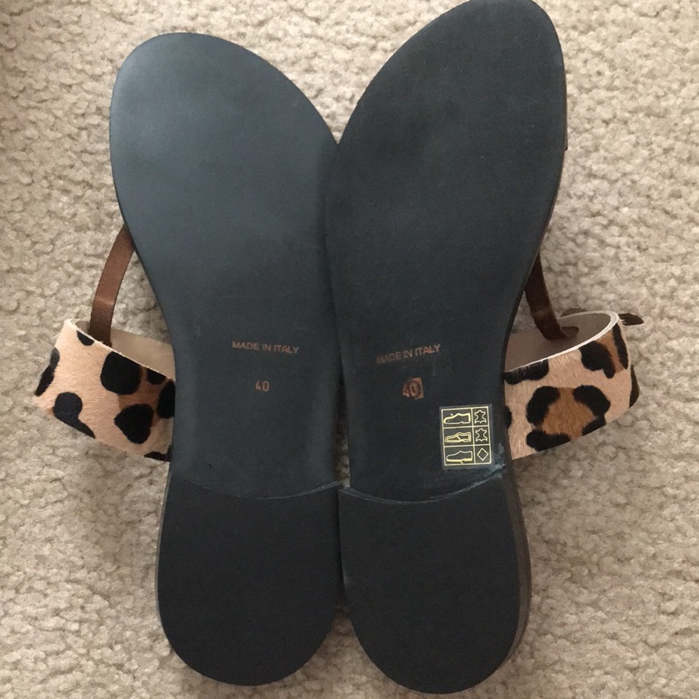 Corso Roma BOXED leather toe ring sandals Italy w/ Box - Picture 5 of 9